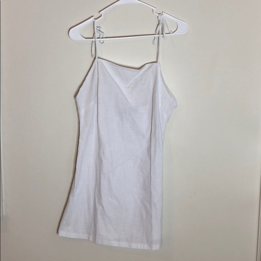 White brandy melville mini dress